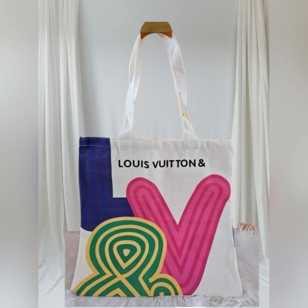 NEW Limited Edition Louis VUITTON Shenzhen Museum Exhibit Canvas Tote Bag - Picture 7 of 7